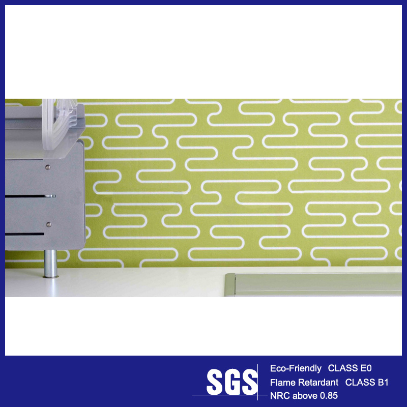 Noise Absorption Polyester Fiber Acoustic Panels Pet Acoustic Desk Partition Screen