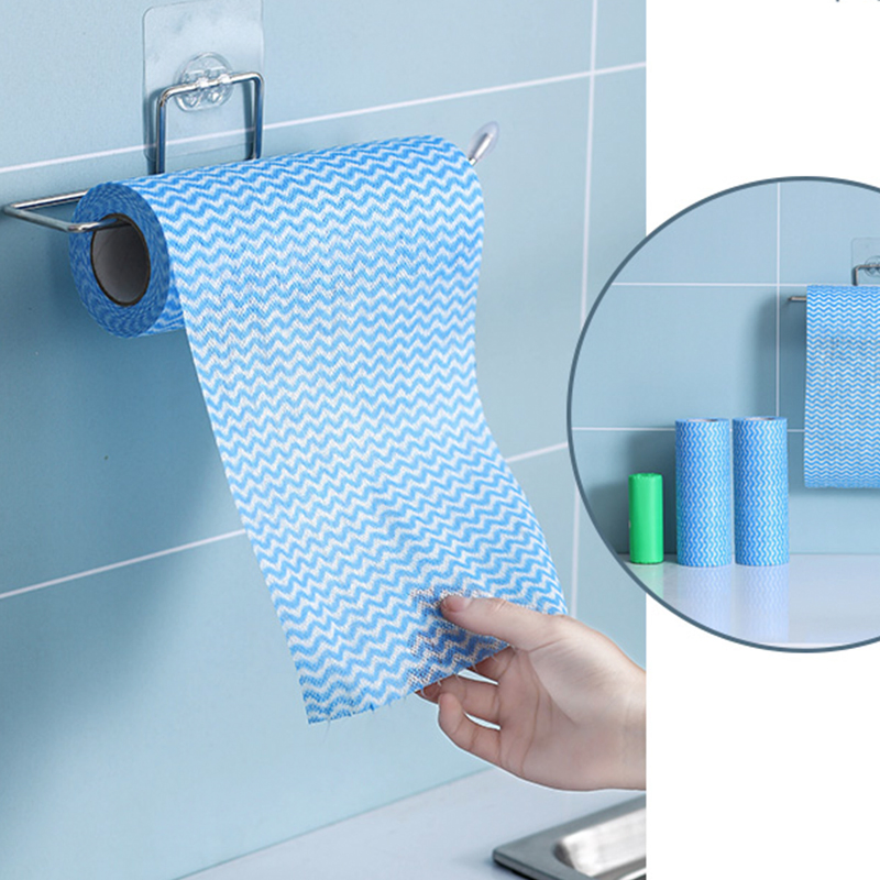 Disposable Spunlace Nonwoven Fabrics Oil Absorbent Kitchen Cleaning Wipes Cloth