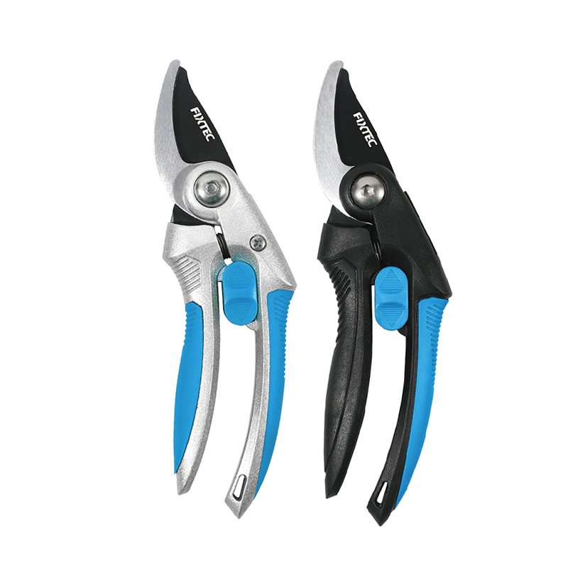 Fixtec Gardening Scissors Hand Pruner Premium Sk5 PP+TPR Handle Blade 8" Prunning Shear