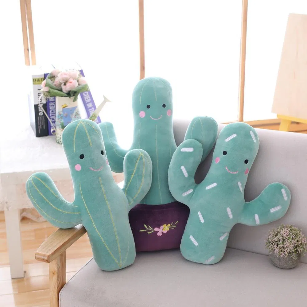 Creative Cactus Plush Toys Stuffed Pillow Home Office Ornaments Gift