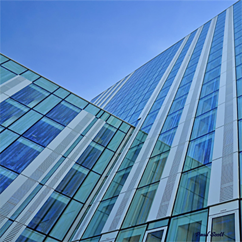 Soundproof and Heat-Proof Double Glazing Customized Aluminum Glass Curtain Wall