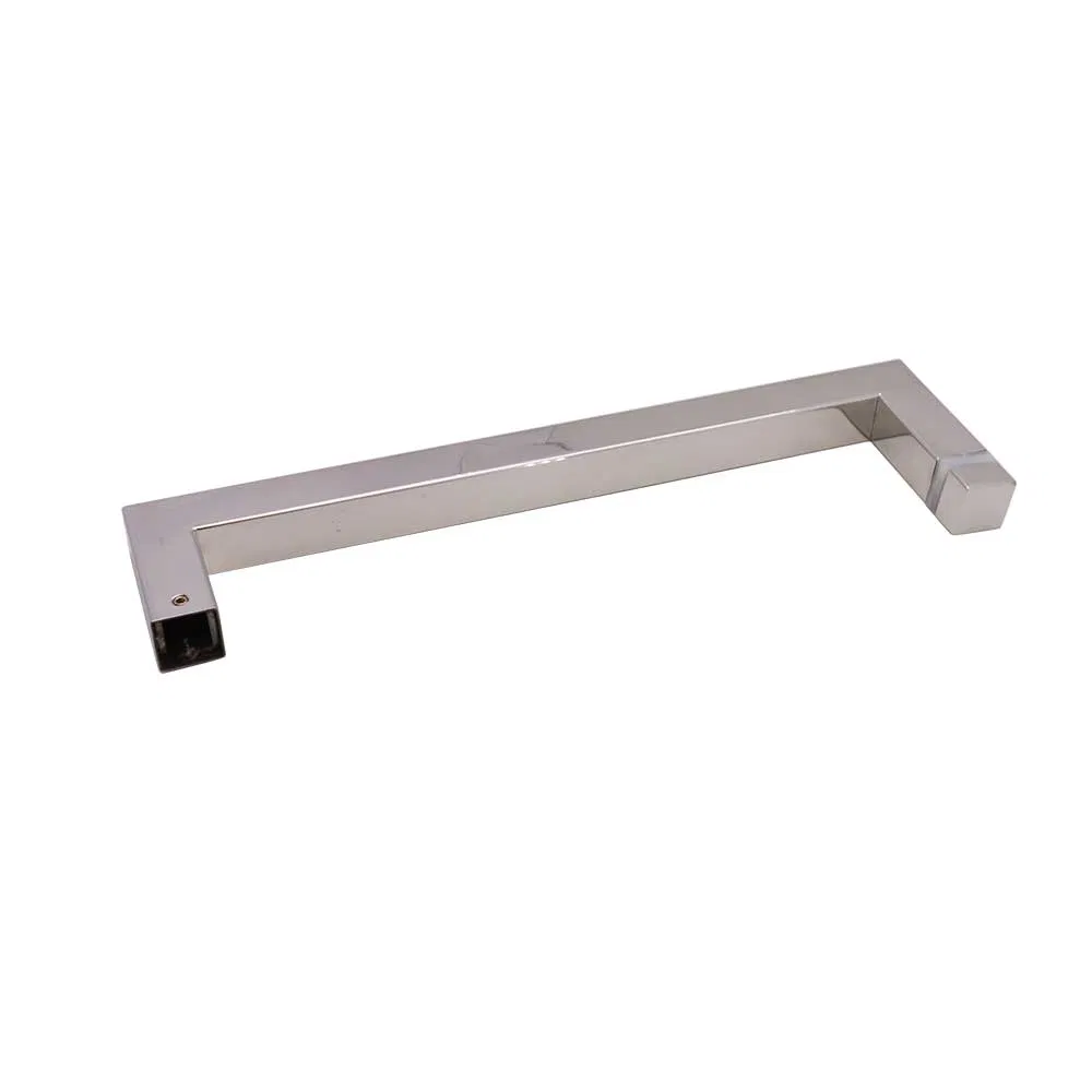 Luxury Design C Shape Polished External Door Handle Gold