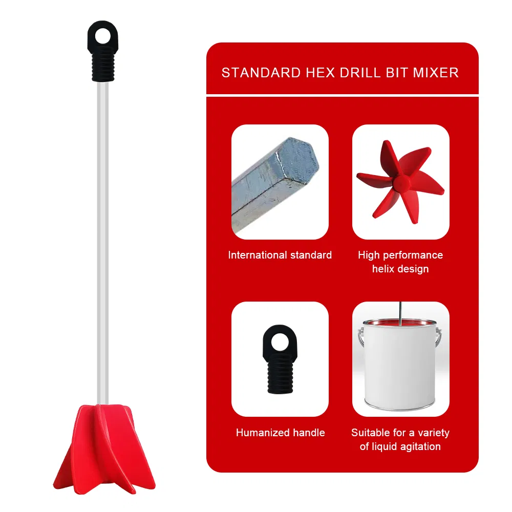 CNMI Epoxy Resin Hex Head Shafts Paint Mixer Rod Resin Mixer