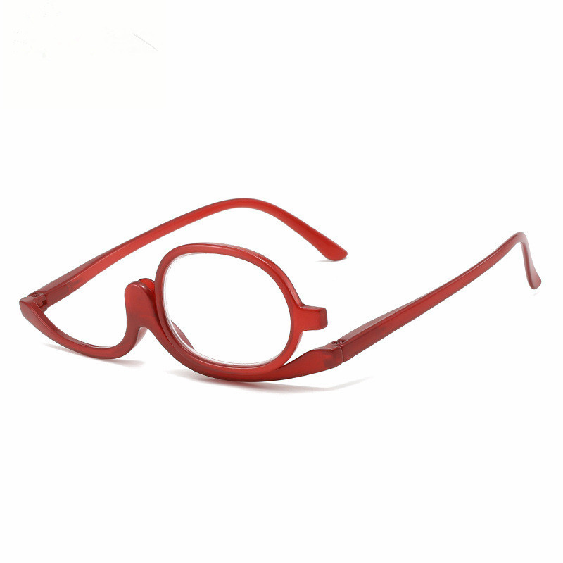 180 Degree Rotating Cosmetic Glasses Folding Eyeglasses Rotatable Metal Hinge Reading Glass Makeup Glasses