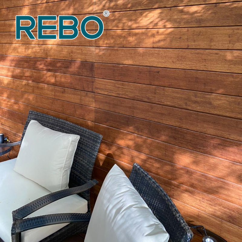 Modern Stylish High Density Fireproof Outdoor Carbonized Decorative Bamboo Wallboard