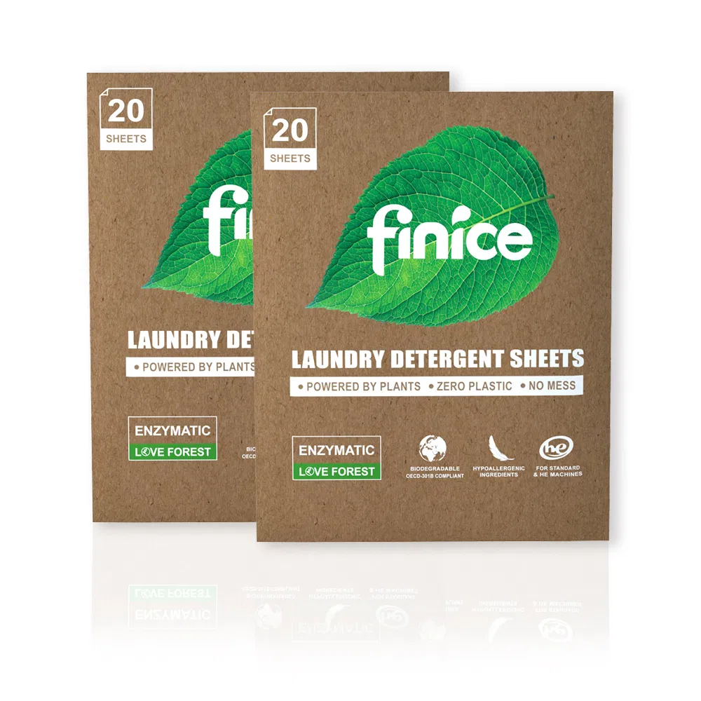 Fnc770 Wholesale Small Size Easy Portable Washing Clothes Sheet Eco Friendly Biodegradable Laundry Detergent Sheet