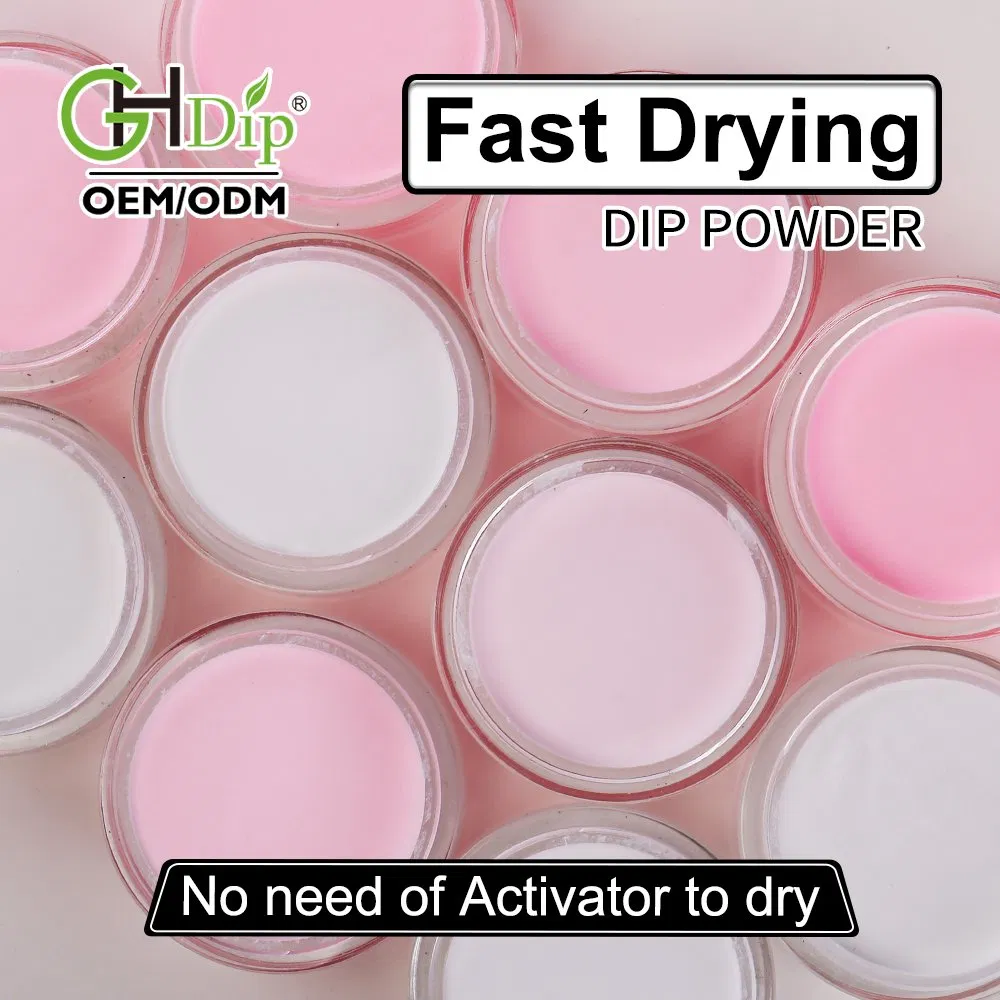 Pink and White French Nail Dipping Powder Starter Kit 8oz Set