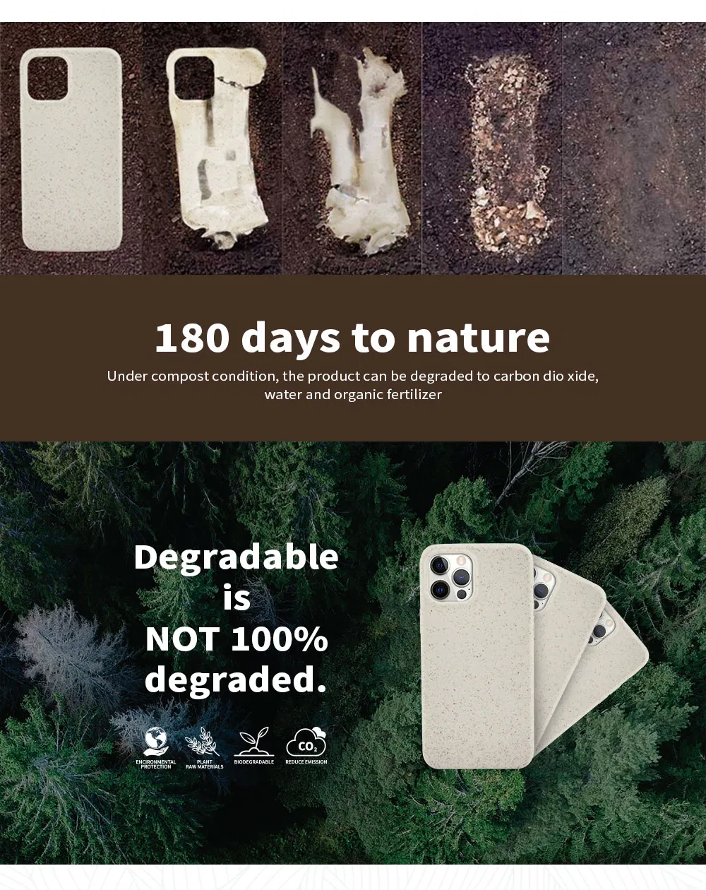 Custom Phone Cases with Logo Biodegradable Phone Case