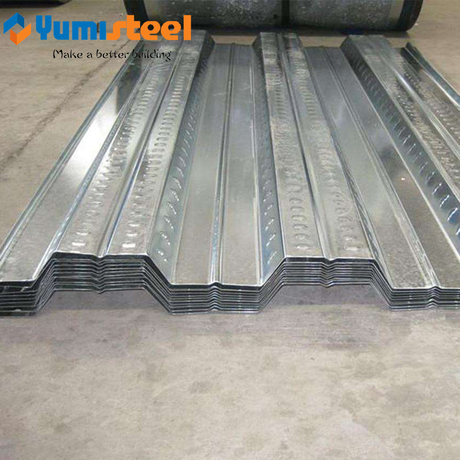 0.80mm Floor Support Opened Galvanized Load Bearing Steel Sheet