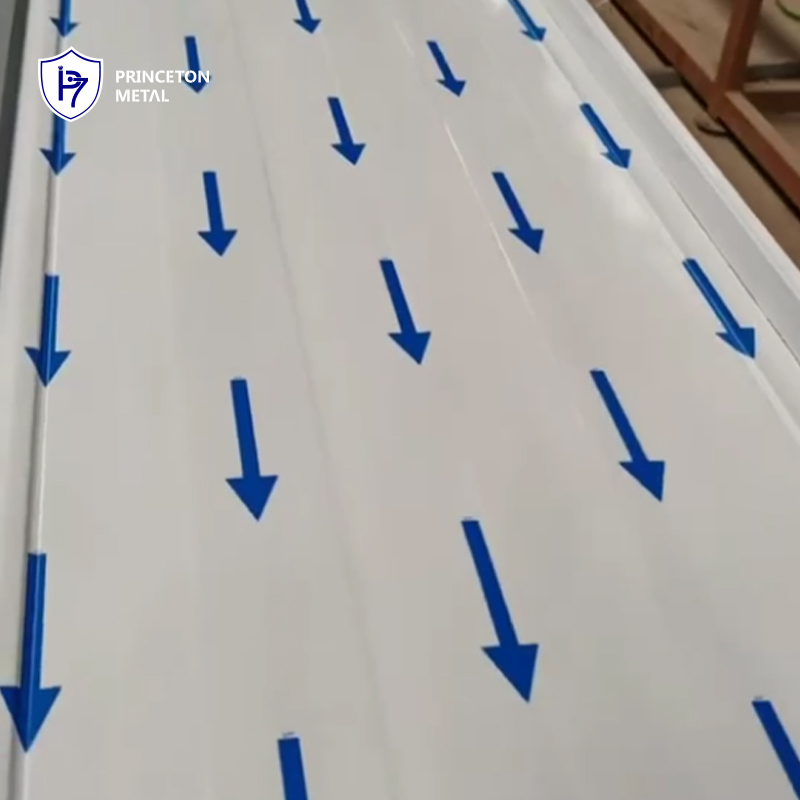 Aluminum Steel Standing Roof Seam Sheet Waterproof Easy Assemble Roof Soffit Panel
