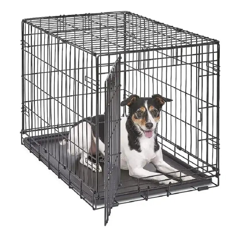 Temporary Dog Fence Puppy Playpen Cage Chain Link Fence 8 Panels