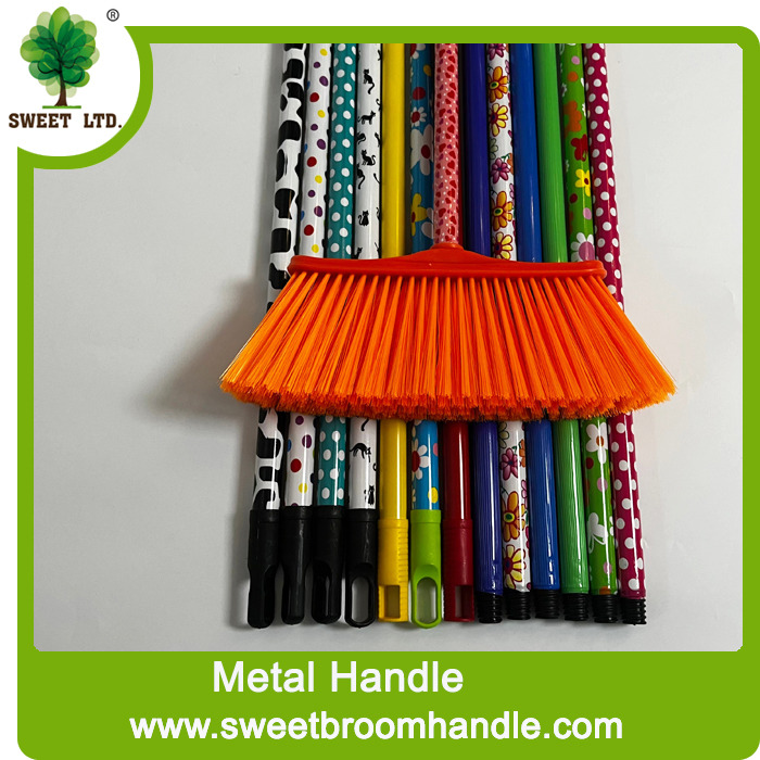 2026 Sweet Plastic Broom with Multi-Section Stainless Steel Handle