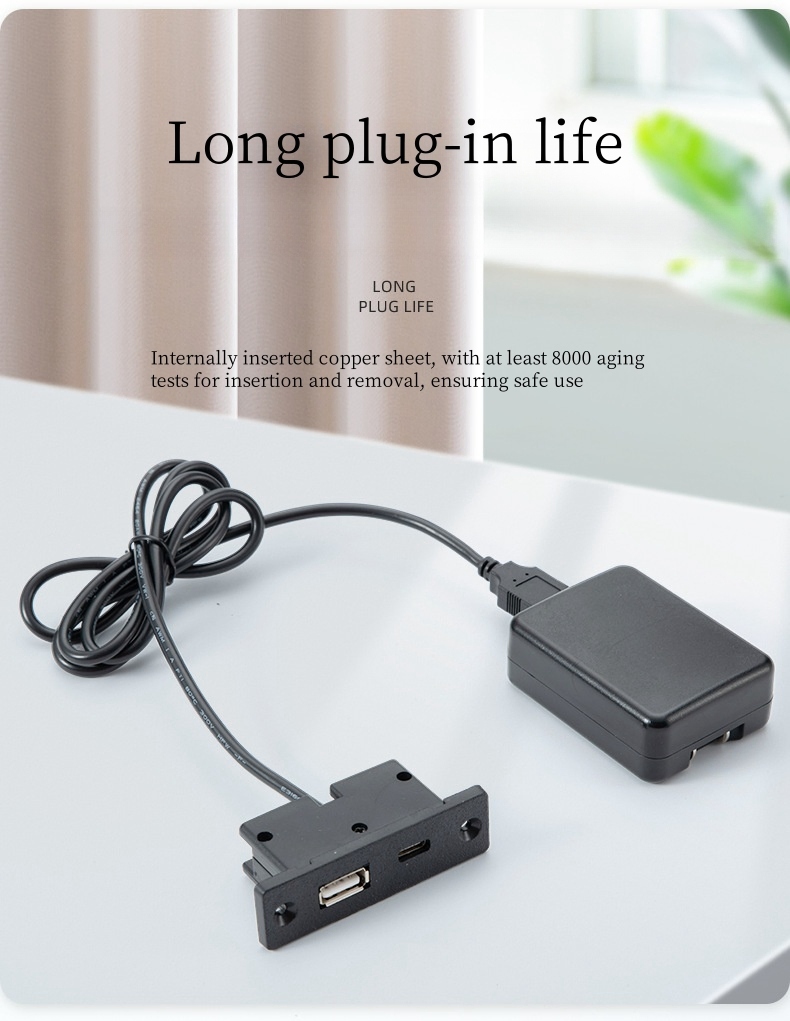 Розетка USB Type-C для быстрой зарядки