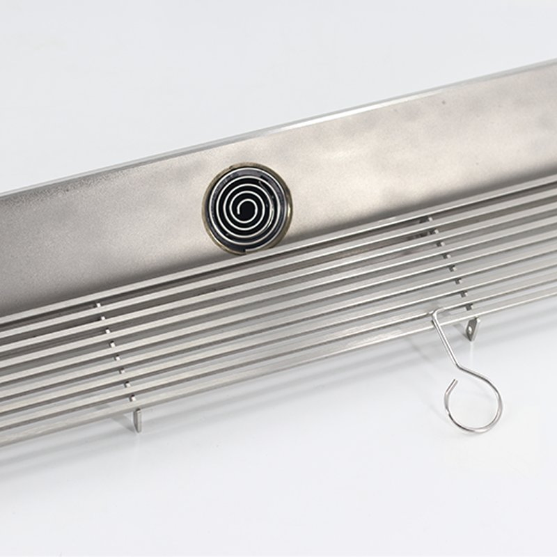 Stainless Steel Natural Style Modern Floor Drain Linear Drain Floor Linear Floor Drain