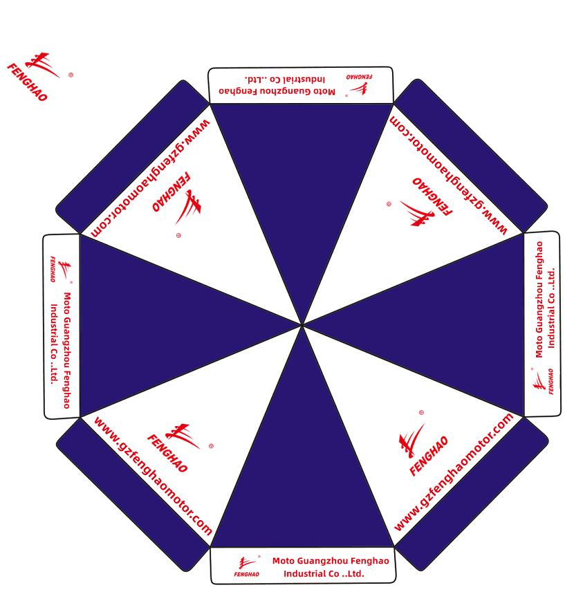 Прочный рекламный зонт для гольфа с UV-защитой