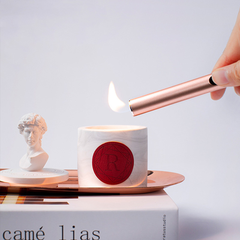 Candle Lighter Adjustable USB Lighter Outdoor Portable Jet Lighter (PHCA-0035B)