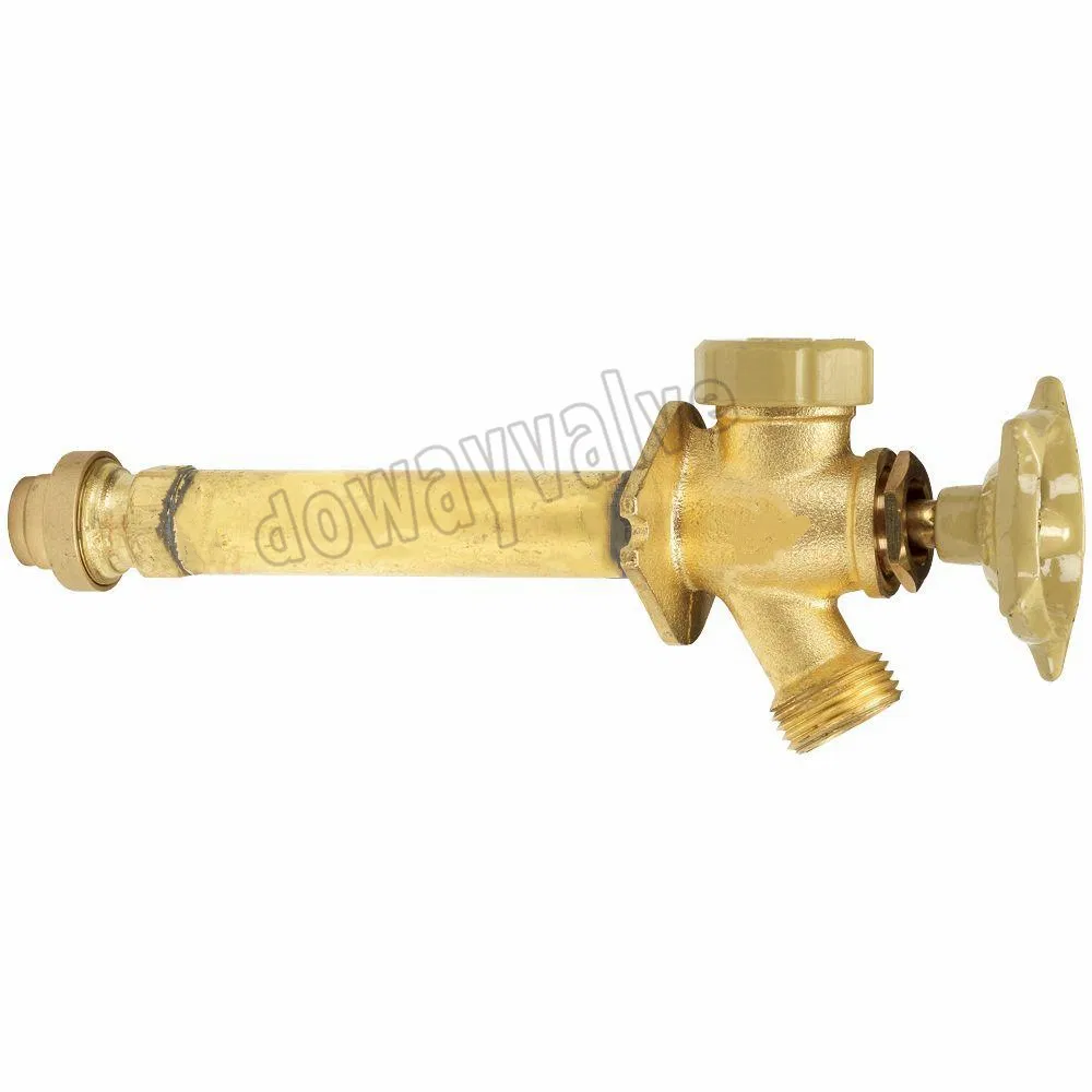10-Inch Chroming Plated Frost Free Anti-Siphon Outdoor Sillcock Garden Valve