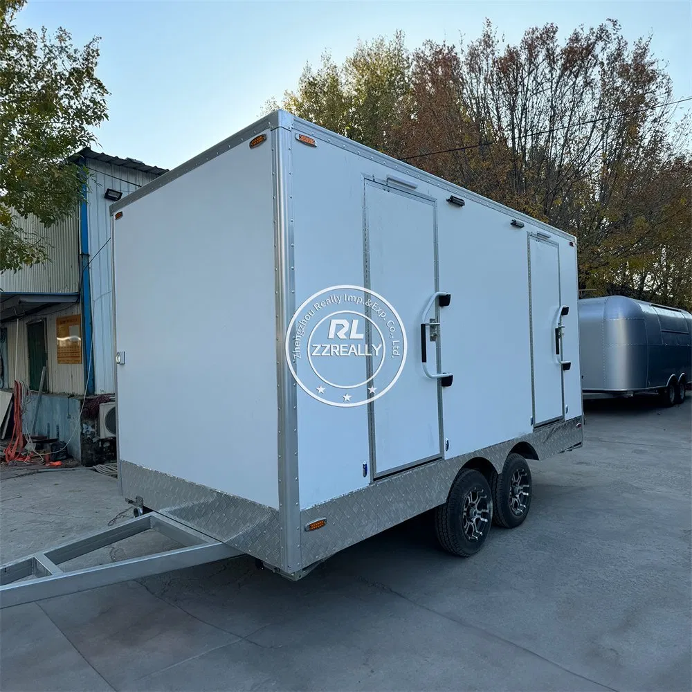 Economic Portable Toilet Mobile Restroom Mobile Trailer for Travel Scenic Spot Outdoor Beach Toilet Trailer