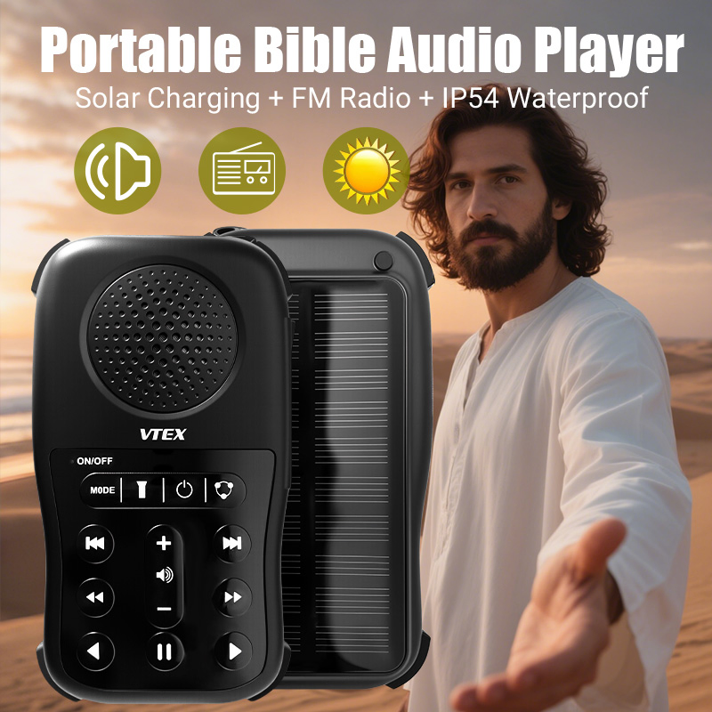 Портативный MP3-плеер на солнечной батарее с радио