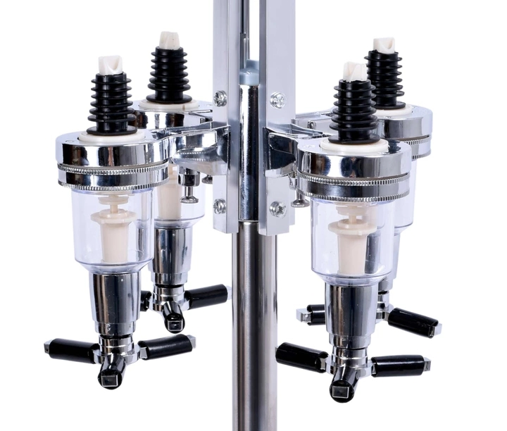 Chinese Factory Four Heads Drink Dispenser Wine Bar Butler