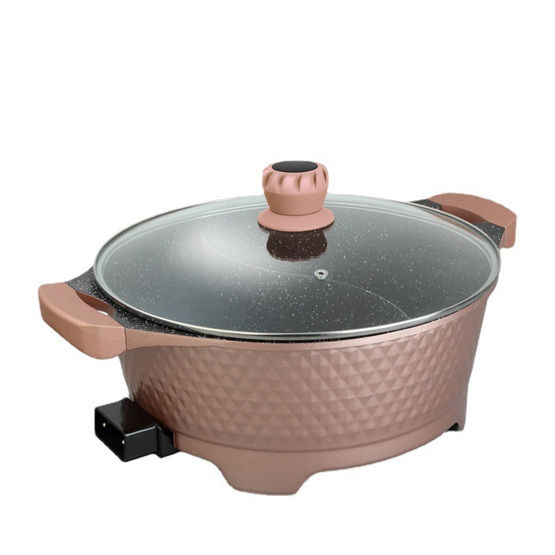 10L New Simple Design Multi Functional Hot Pot Aluminum Kitchen Electric Pan Non-Stick Cooking Pot