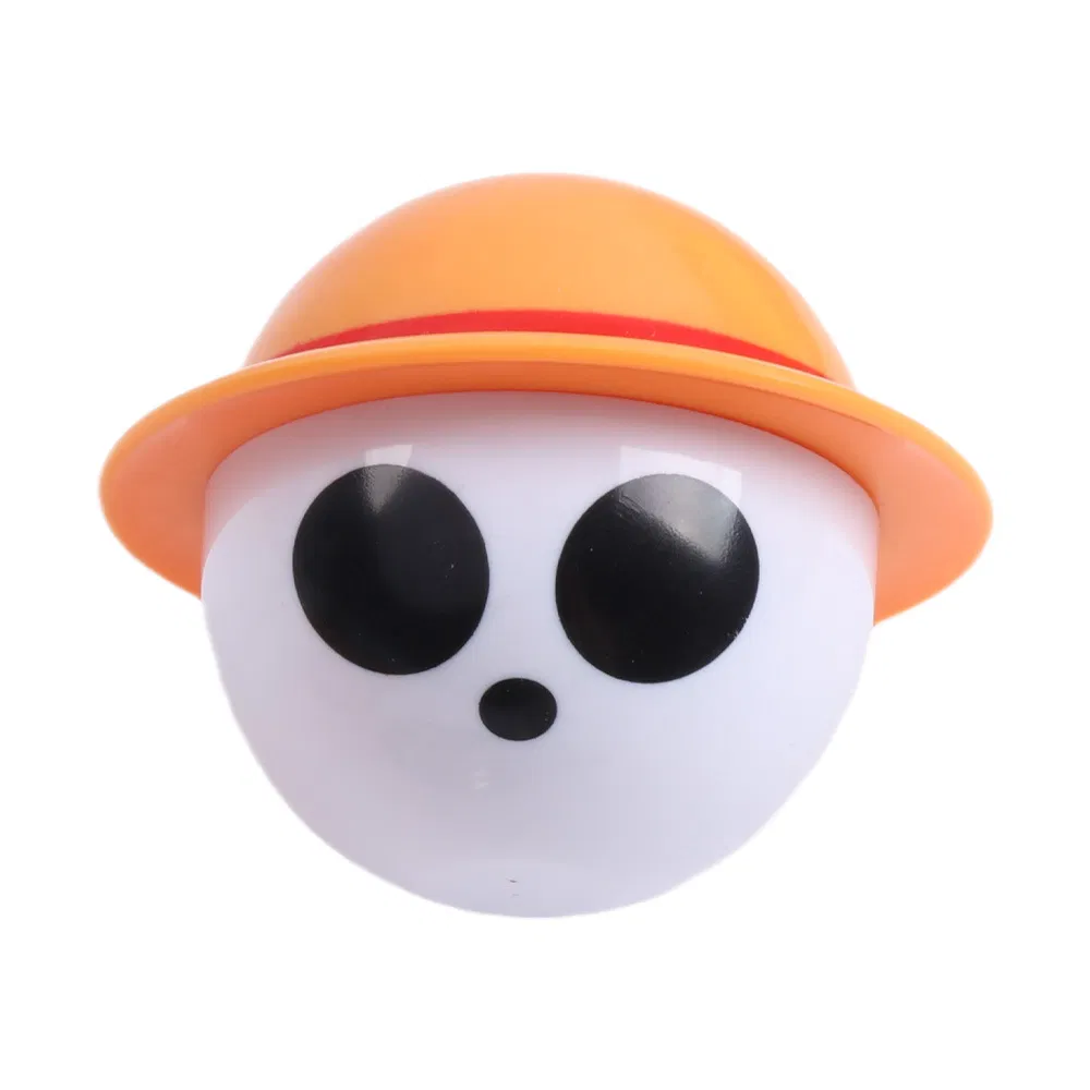 One Piece Luffy-Shaped Spherical Plastic Zinc Alloy Herb Grinder