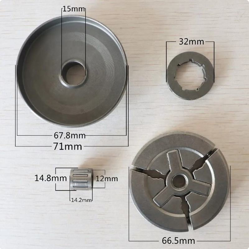 Комплект сцепления и подшипника для бензопил 4500, 5200, 5800