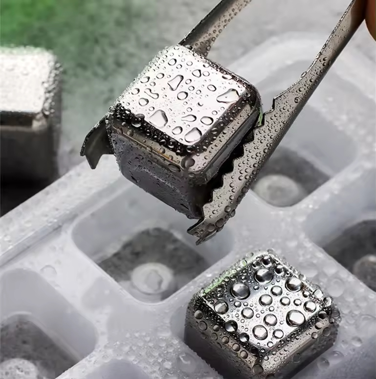 Stainless Steel Ice Cube Whiskey Stones Best Partner Ice Cubes Stainless Steel Whiskey Stone