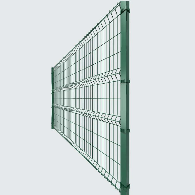 High Security 3D Curved Fence V Shaped Design for Anti Climbing
