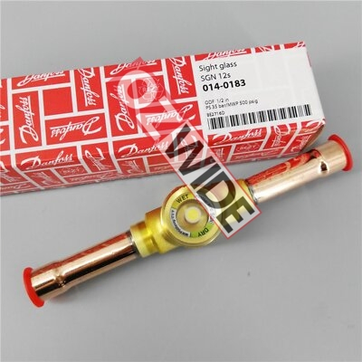 Danfoss 014-0183 Sgn12s Sight Glass Solder Flare ODF Refrigeration Cold Room