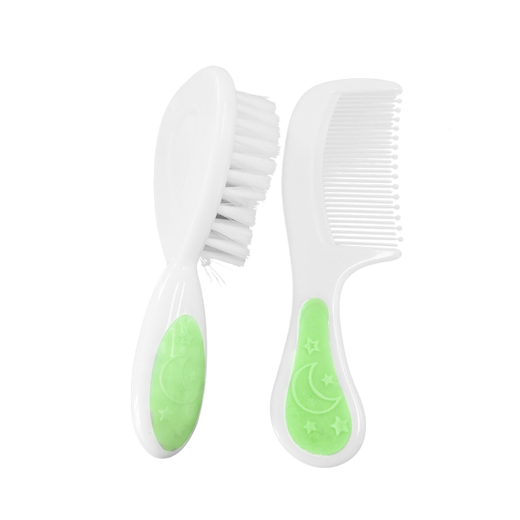 Baby Care Daily Bath Cleaning Hair Soft Massage Baby Comb and Brush