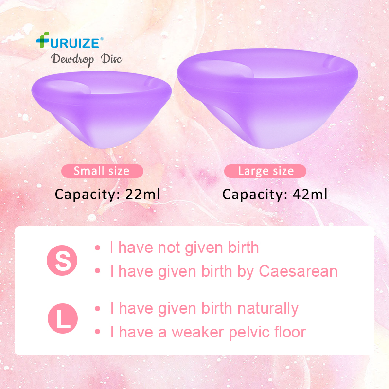 Coletor Menstrual Girls Menstrual Resuable Disc Copa Menstrual Menstrual Cup Medical Silicone Copa Easy to Use Menstrual Disc