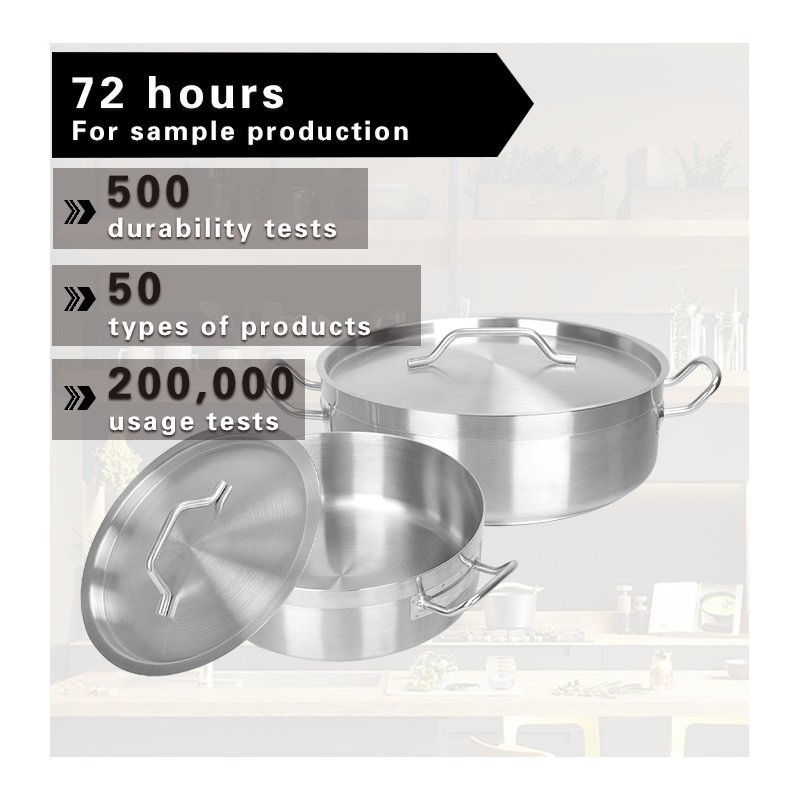 Кастрюля стальная 10 л для ресторана, 32 см