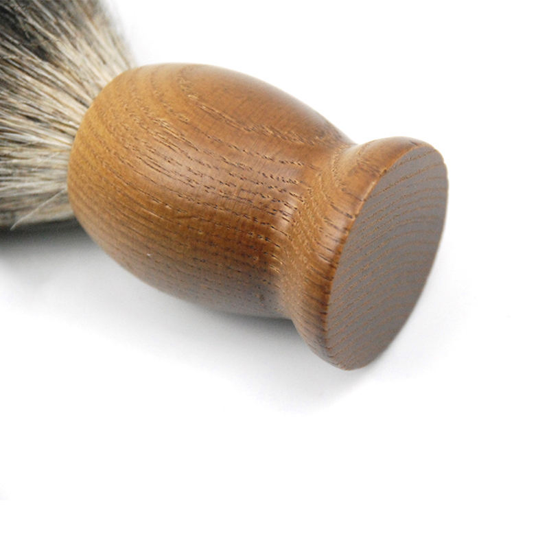 Soft Bristle Travel Eco Friendly Badger Silvertip Custom Small Beard Wooden Shaving Brush