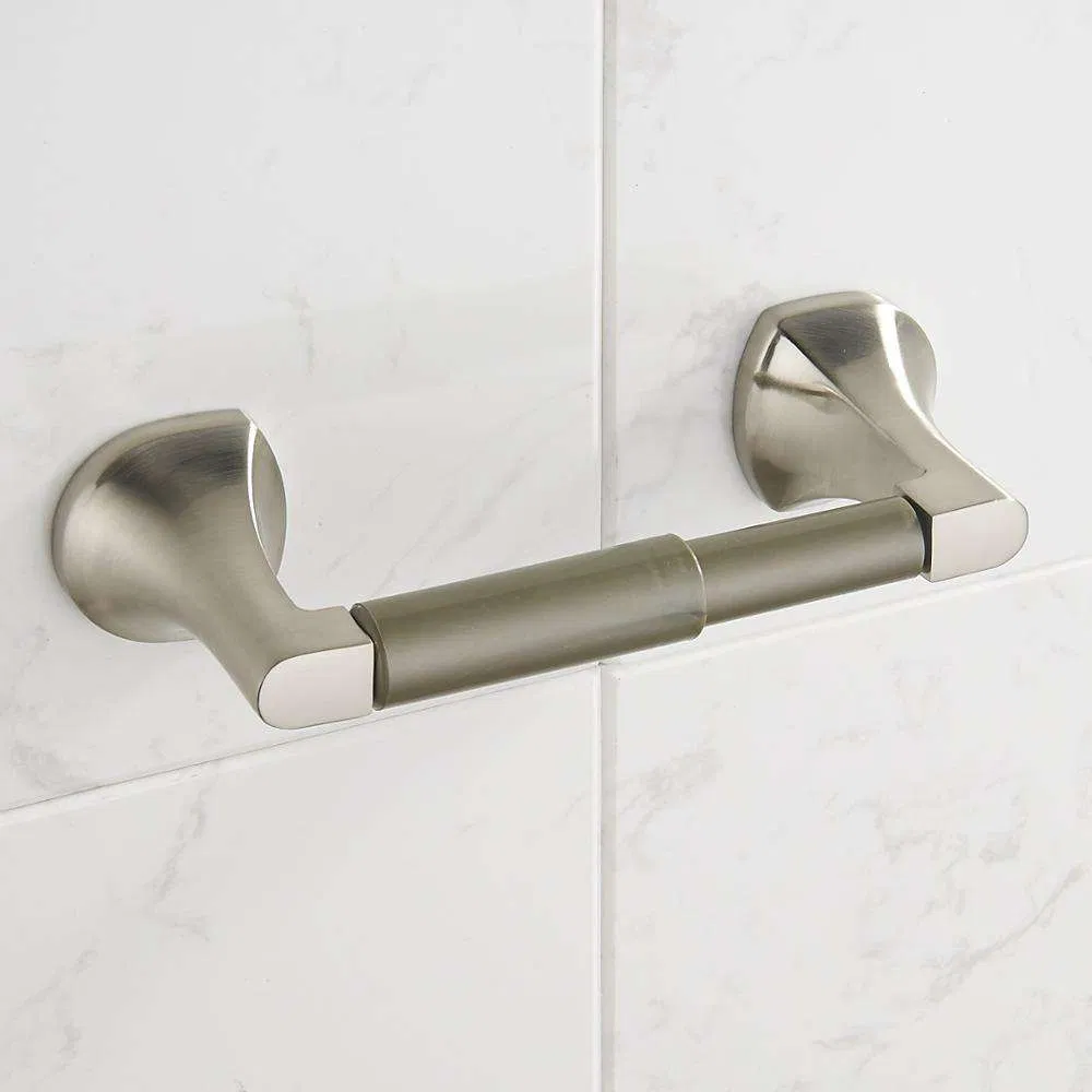 Wall Mounted Zinc Alloy Brushed Nickel Bathroom Accessory Set