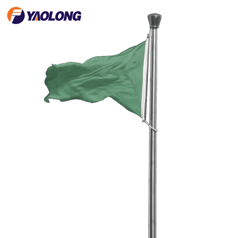 6-100m Aluminum Alloy Manual Internal Halyard Flag Pole Stainless Steel Commercial Flagpole