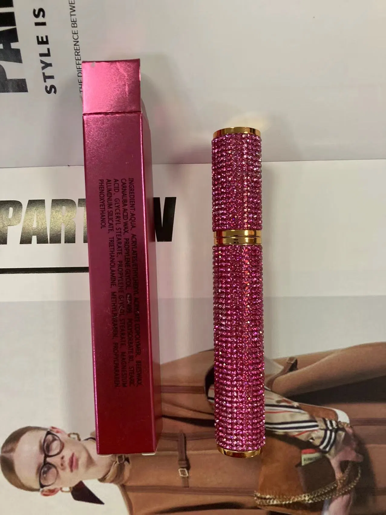 Diamond Luxury Mascara Waterproof Customized Logo High Quality Bulk Cosmetic Tool Mascara