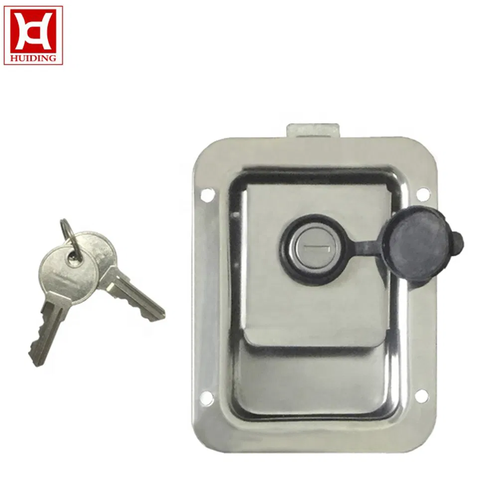 Stainless Steel Truck Tool Box Paddle Handle Latch Trailer Lock Generator Door Lock