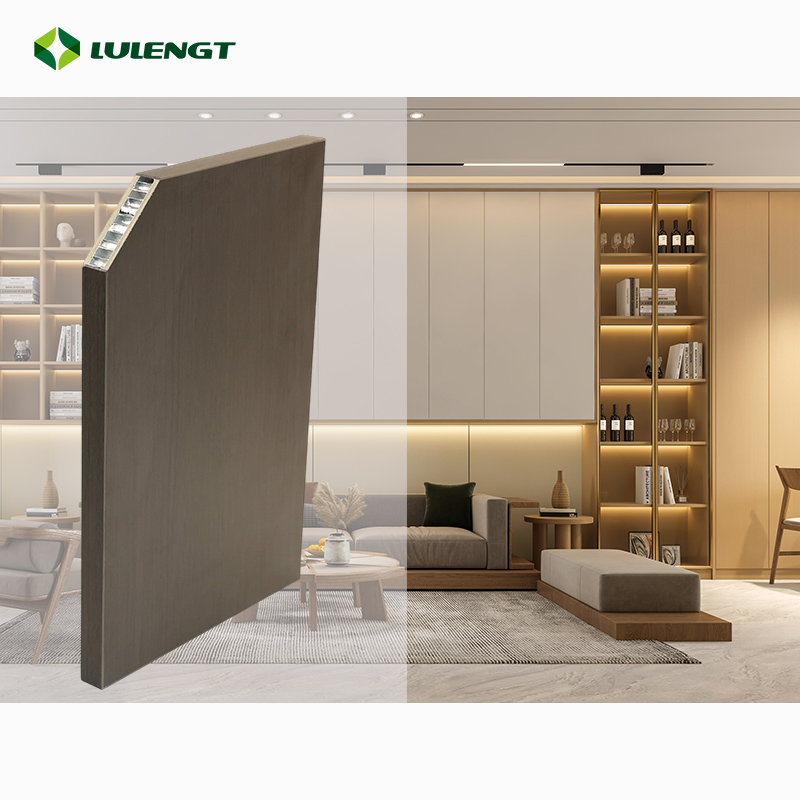 4X8 Cabinet Flame Retardant Board Aluminum Honeycomb Solid Wood Composite Panels for Kitchen Application Wholesale Aluminum Honeycomb & Wood Composite Panel