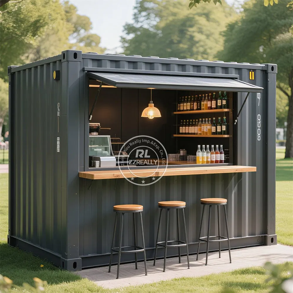 5 Meter Fast Install Steel Structure Prefabricated Luxury Villa Space Capsule Coffee Shop Kiosk Prefab House Container House