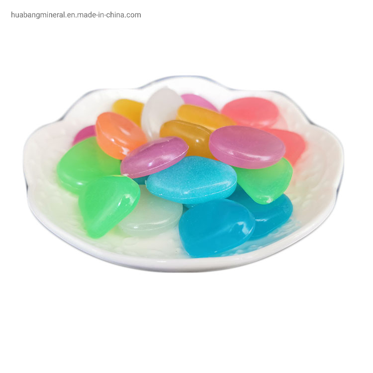 High Quality Resin Glow Stone in Dark for Garden with High Light