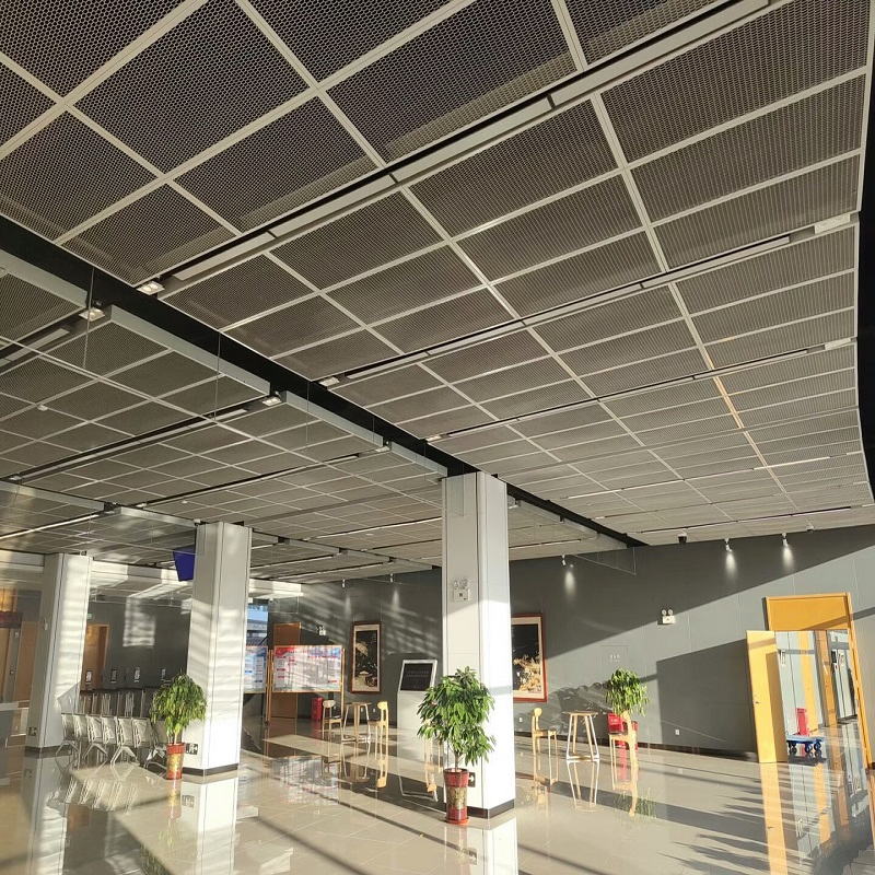 Foshan Supplier Aluminum Mesh Ceiling Decorative Aluminum Expanded Metal Mesh