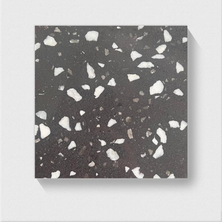 Light Luxury Grey Artificial Stone Terrazzo Tiles for Floor Tile/Washstand Tile/Wall Tile
