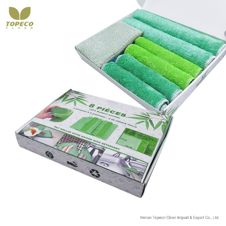 Topeco Cheap and Fine Microfiber Bamboo Cleaning Towel