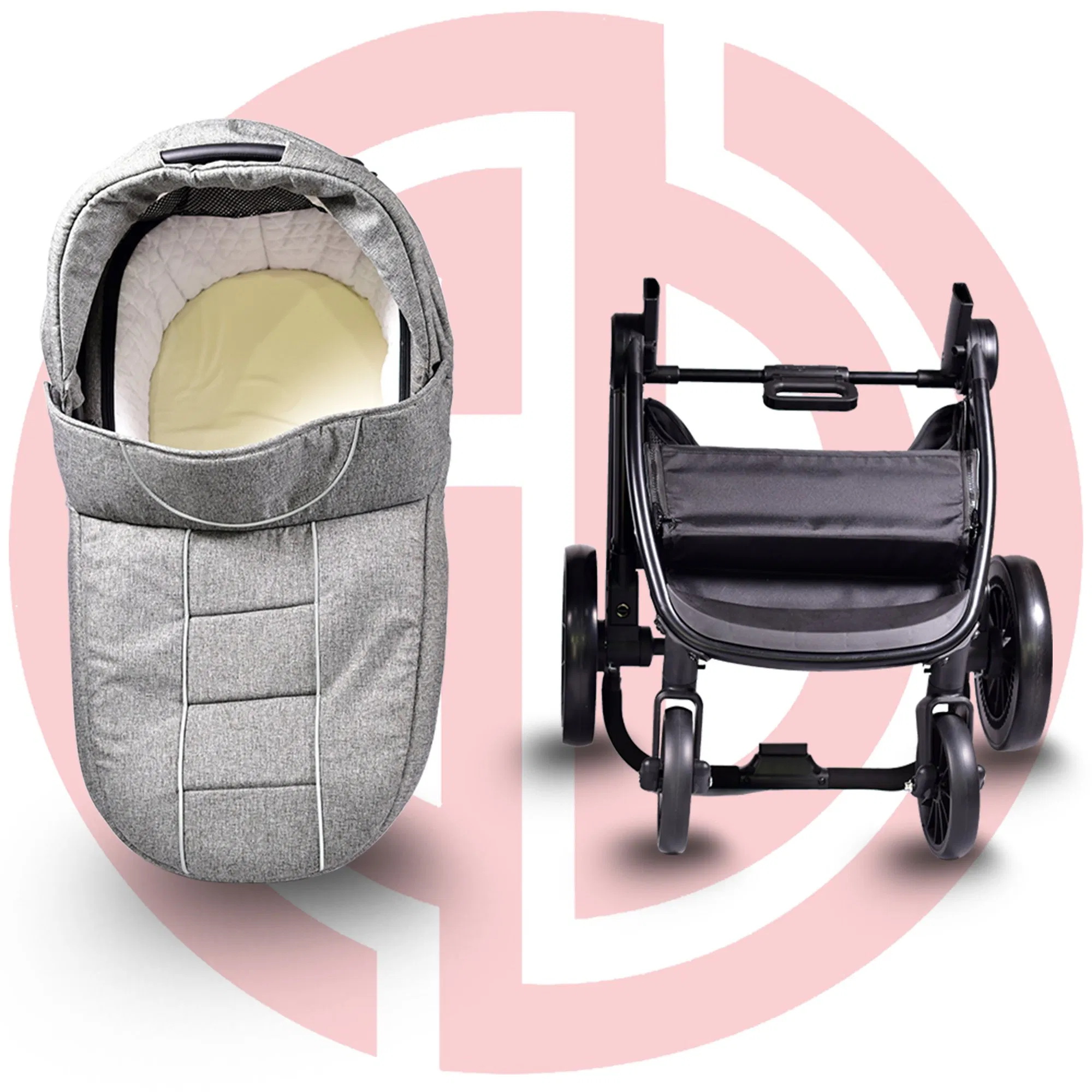 Lightweight Portable Stroller Folding Baby Walker Infant Trolley Pram