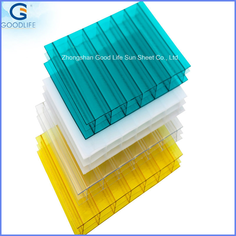 Roof Sheets Price Per Sheet/ Plastic Sheet/Hollow Polycarbonate Roofing Sheet