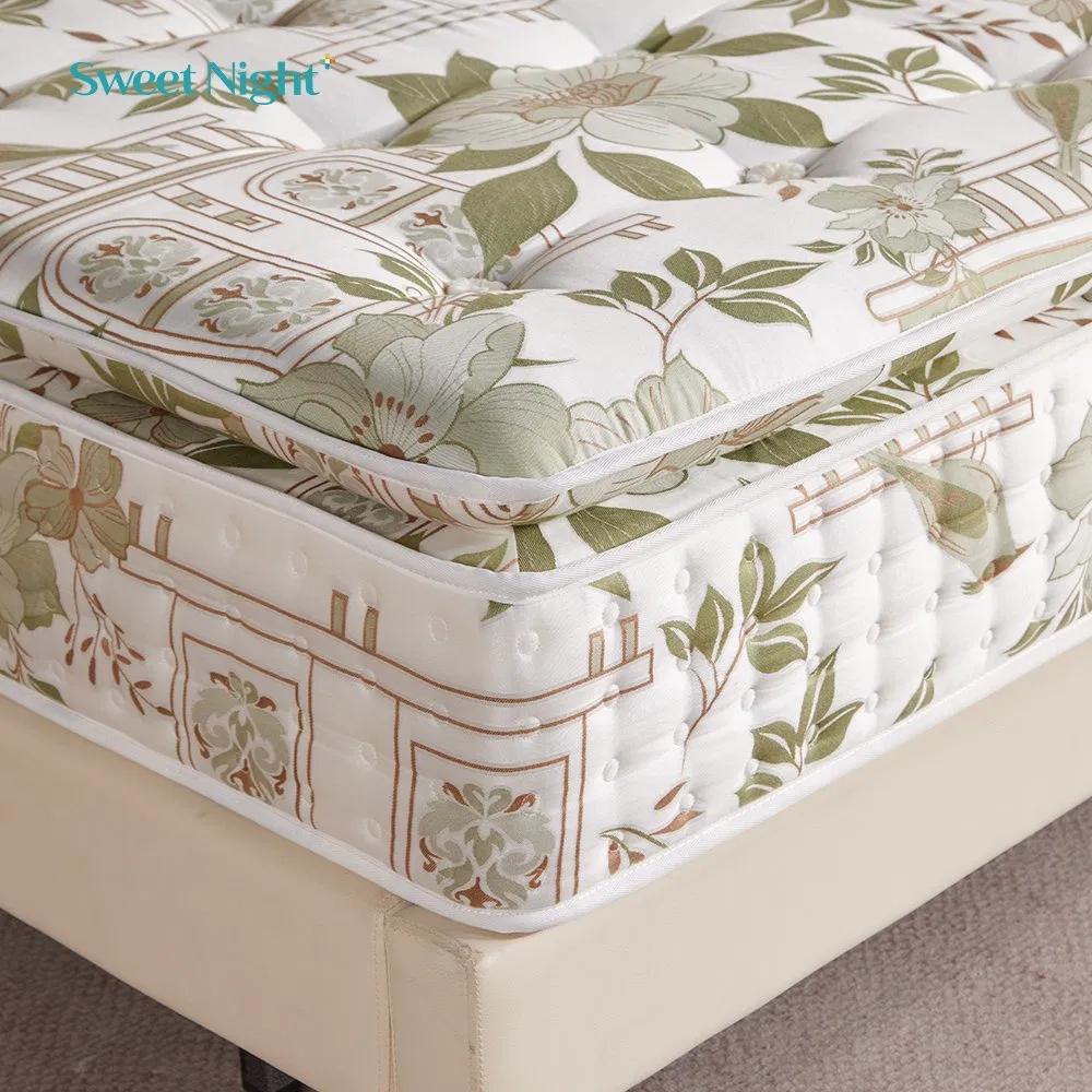 Custom Full Size Pocket Spring Mattress with Luxury Pillow Top