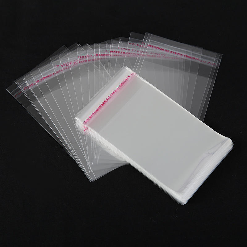 Factory Supplier Custom Transparent Packaging Candy Plastic Bag with Adhesive Tape