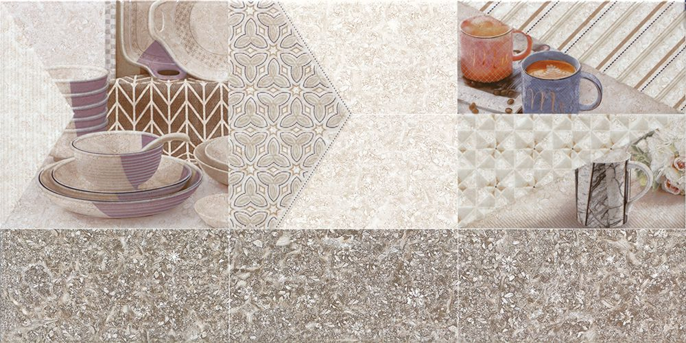 Porcelain Tiles Floor Tiles, Wall Synthetic Palm Thatch Contemporary Pattern Tile