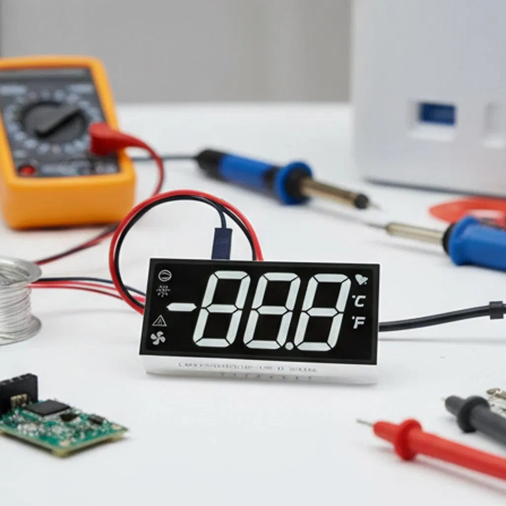 Ultra Bright Customized 3 Digit 7 Segment LED Display for Refrigerators